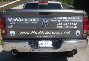 back of truck